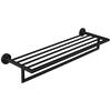 Shelf with Towel Rail 655mm Black